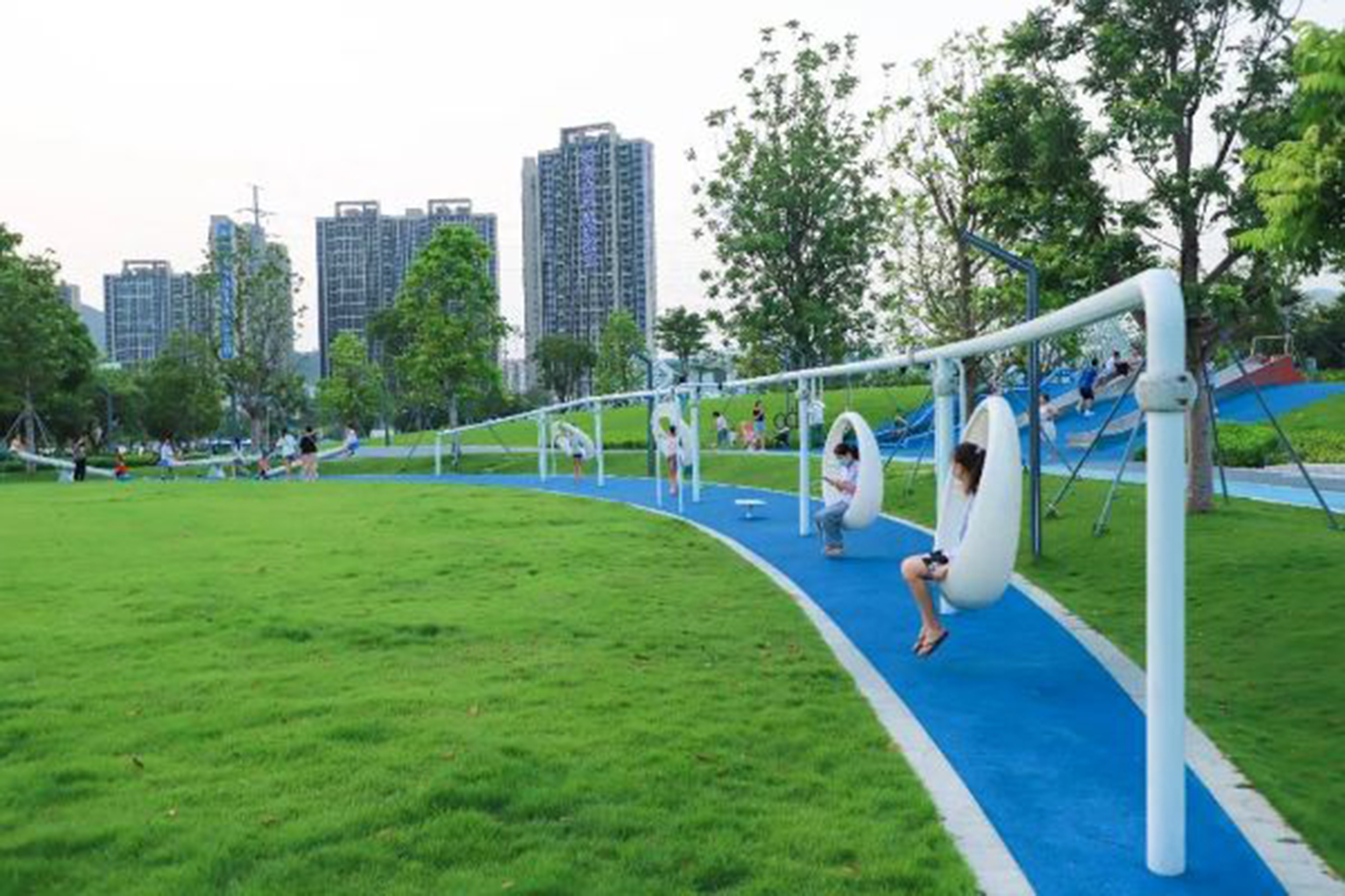 城基案例深圳 · 葵涌生态公园智慧跑道智慧公园